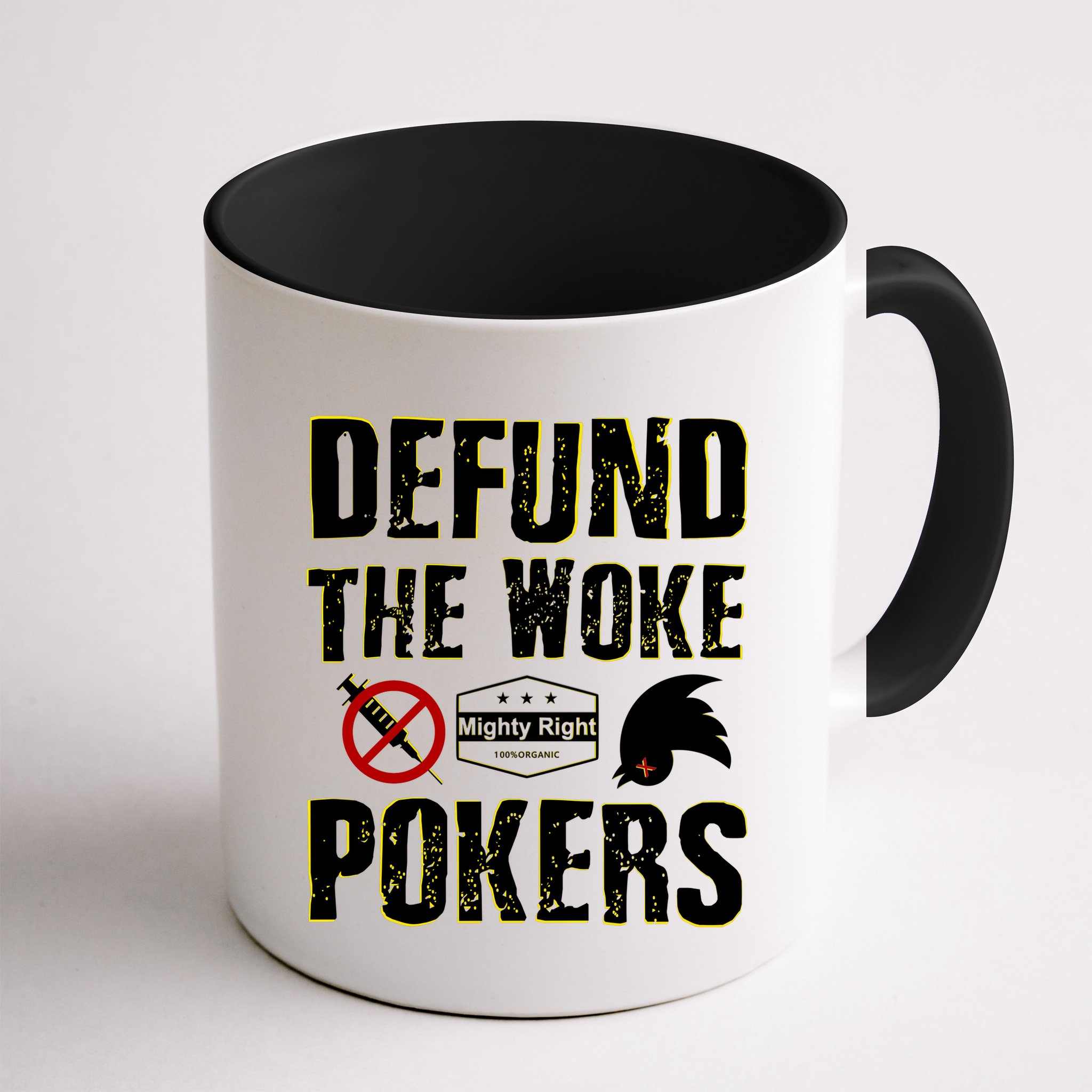 Defund Woke Pokers Mug