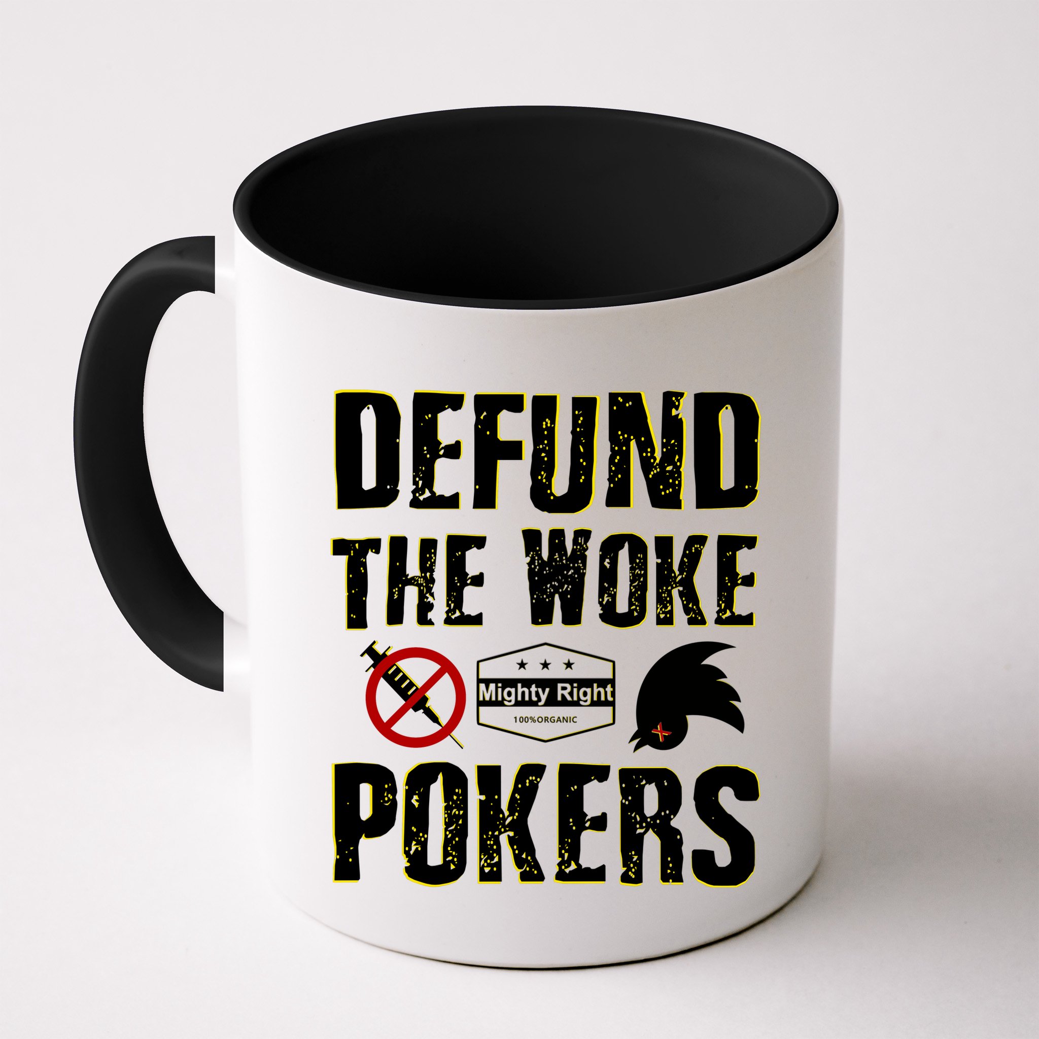 Defund Woke Pokers Mug