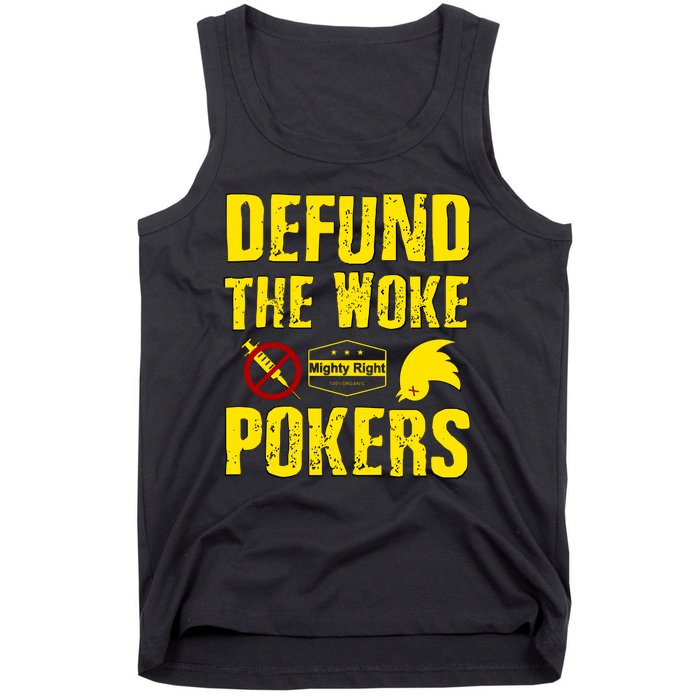 Defund Woke Pokers Tank Top