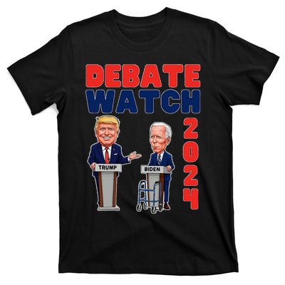 Debate Watch Party 2024 Trump Biden President Election T-Shirt