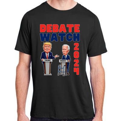 Debate Watch Party 2024 Trump Biden President Election Adult ChromaSoft Performance T-Shirt