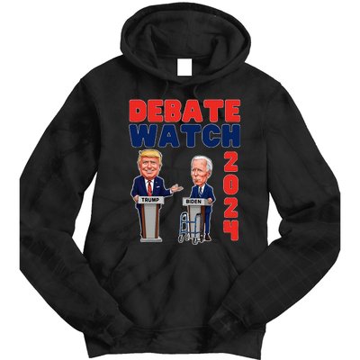 Debate Watch Party 2024 Trump Biden President Election Tie Dye Hoodie