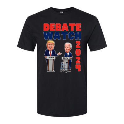 Debate Watch Party 2024 Trump Biden President Election Softstyle CVC T-Shirt