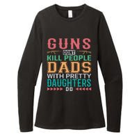 Dad With Pretty Daughters Womens CVC Long Sleeve Shirt