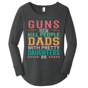 Dad With Pretty Daughters Women's Perfect Tri Tunic Long Sleeve Shirt