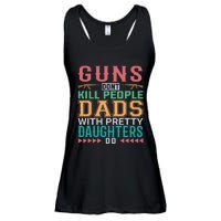 Dad With Pretty Daughters Ladies Essential Flowy Tank