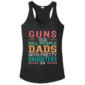 Dad With Pretty Daughters Ladies PosiCharge Competitor Racerback Tank