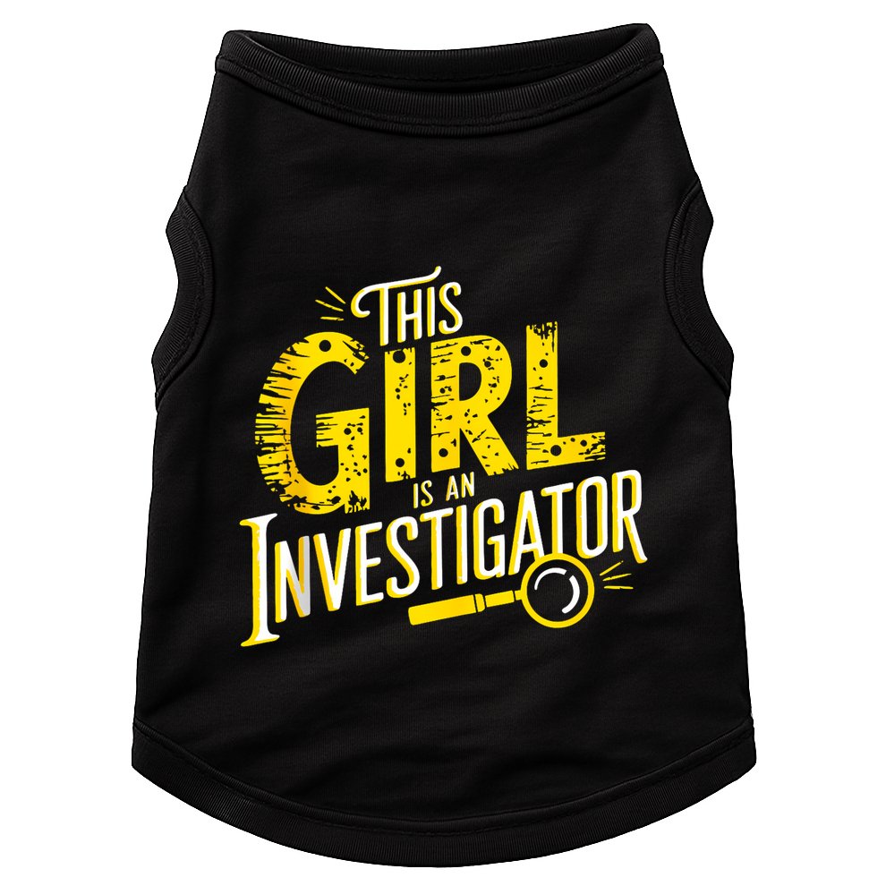 Detective Women Private Investigator Doggie Tank