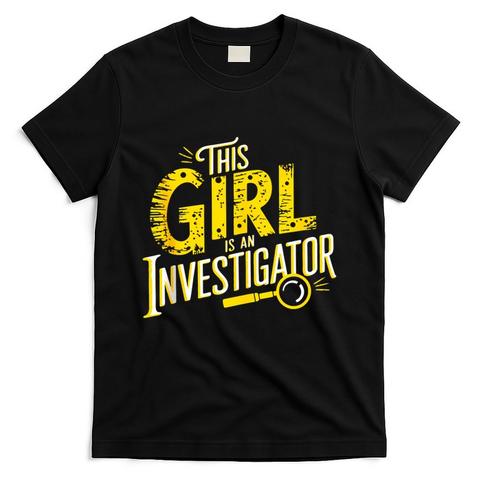 Detective Women Private Investigator T-Shirt