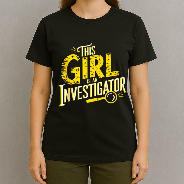 Detective Women Private Investigator T-Shirt