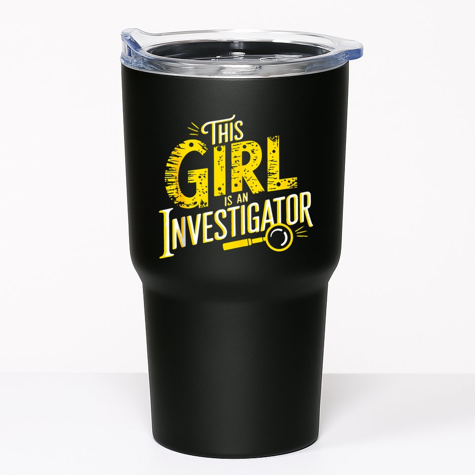 Detective Women Private Investigator Tumbler
