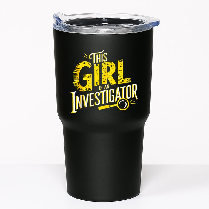 Detective Women Private Investigator Tumbler