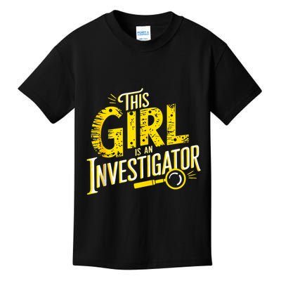 Detective Women Private Investigator Kids T-Shirt