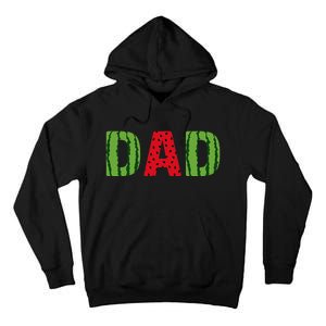 Dad Watermelon Pattern Birthday Summer Fruit Tall Hoodie