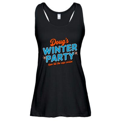 DougS Winter Party February 15th At 4pm Until The Cops Come Ladies Essential Flowy Tank