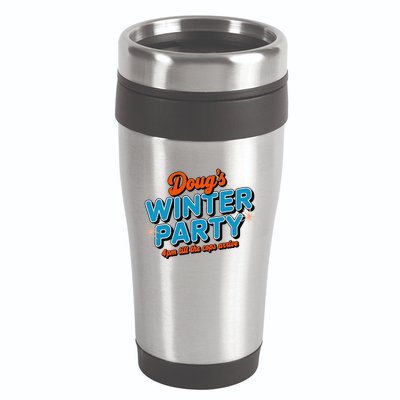 DougS Winter Party February 15th At 4pm Until The Cops Come 16oz Travel Tumbler