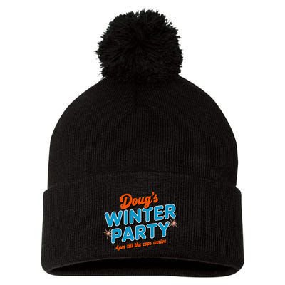 DougS Winter Party February 15th At 4pm Until The Cops Come Pom Pom 12in Knit Beanie