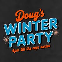 DougS Winter Party February 15th At 4pm Until The Cops Come Microfiber Hand Towel