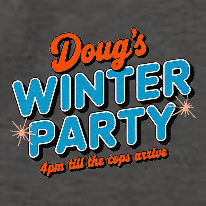 DougS Winter Party February 15th At 4pm Until The Cops Come Vector Backpack