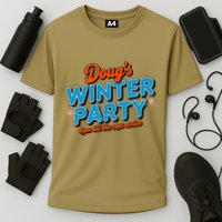 DougS Winter Party February 15th At 4pm Until The Cops Come Cooling Performance Crew T-Shirt