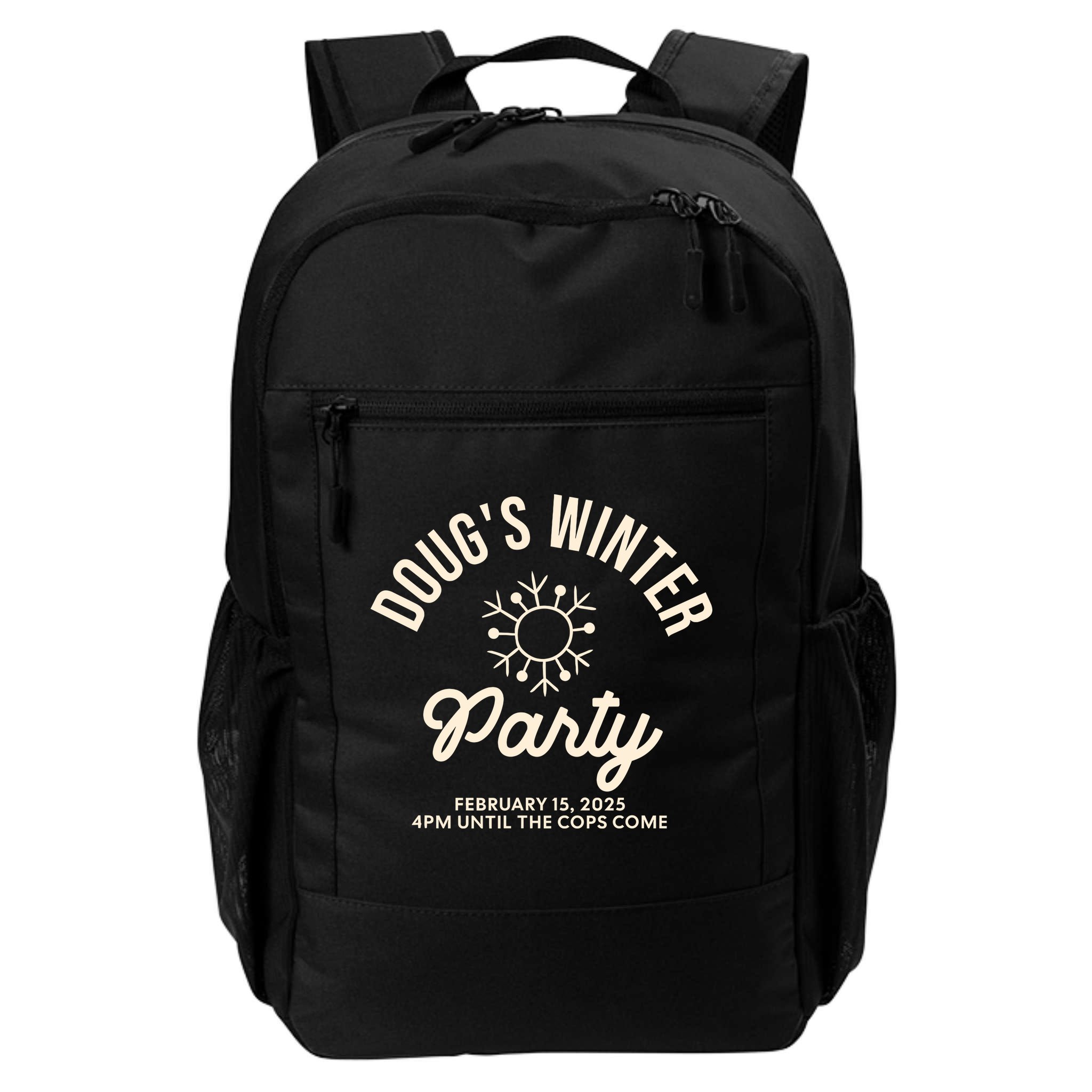 Dougs Winter Party February Backpack