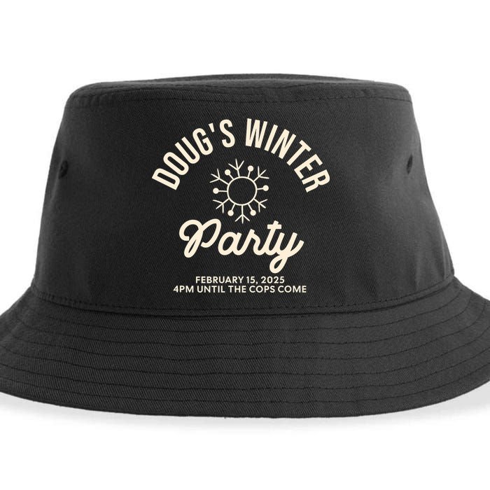 Dougs Winter Party February Sustainable Bucket Hat