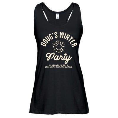 Dougs Winter Party February Ladies Essential Flowy Tank