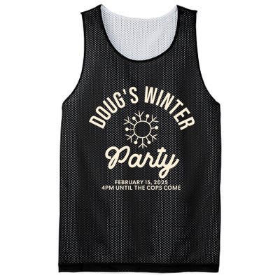 Dougs Winter Party February Mesh Reversible Basketball Jersey Tank