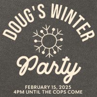 Dougs Winter Party February Cotton Canvas Backpack