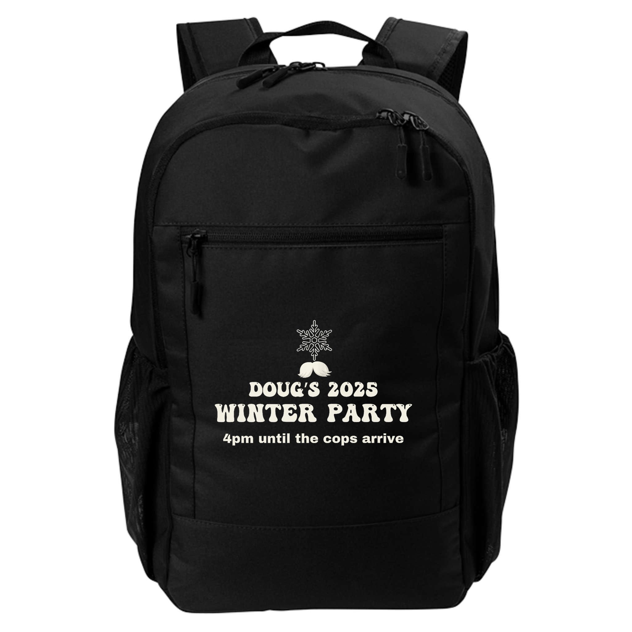 DougS Winter Party February 2025 Just Bring A Smile Backpack