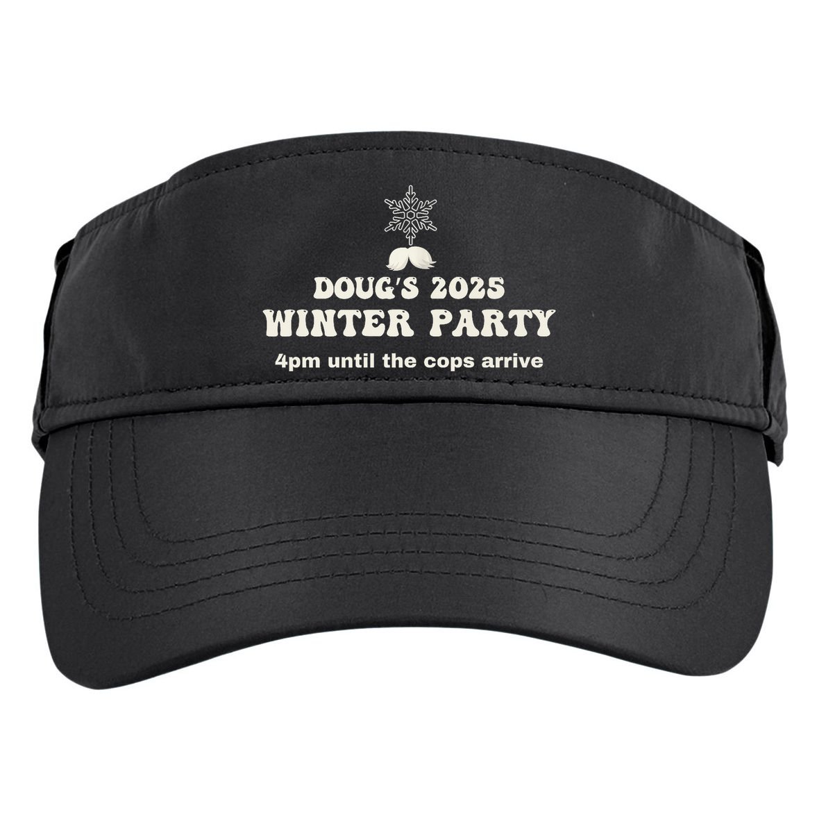 DougS Winter Party February 2025 Just Bring A Smile Adult Drive Performance Visor