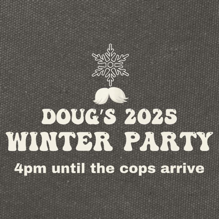 DougS Winter Party February 2025 Just Bring A Smile Cotton Canvas Backpack