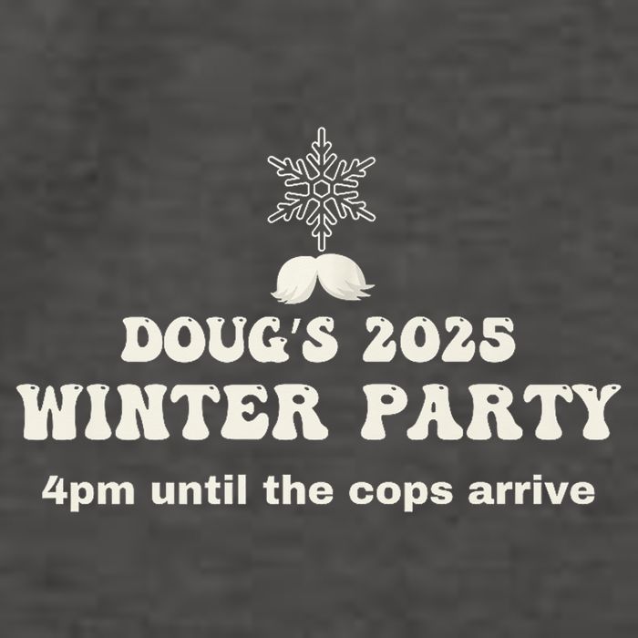 DougS Winter Party February 2025 Just Bring A Smile Vector Backpack