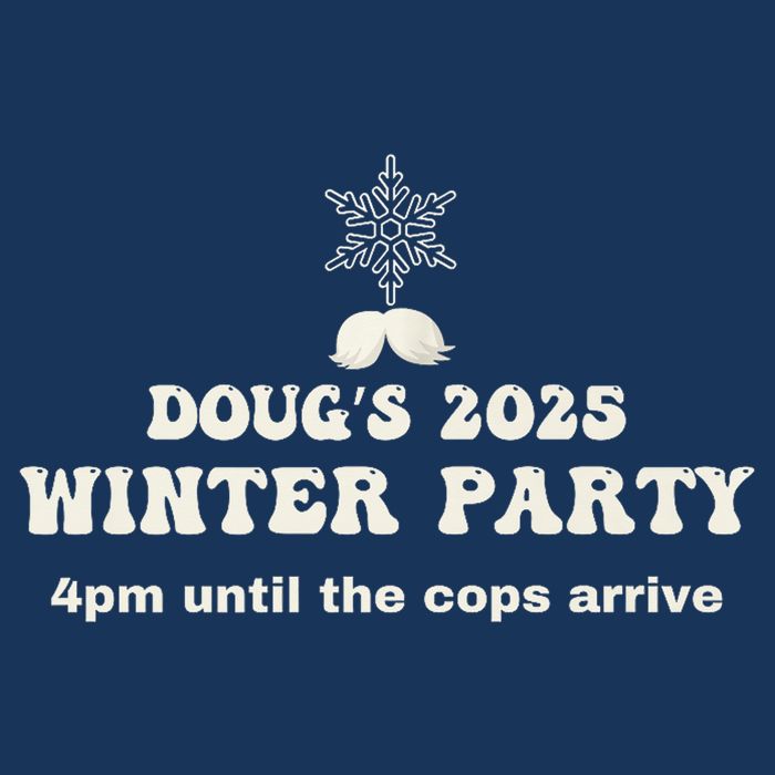 DougS Winter Party February 2025 Just Bring A Smile Cooling Performance Crew T-Shirt