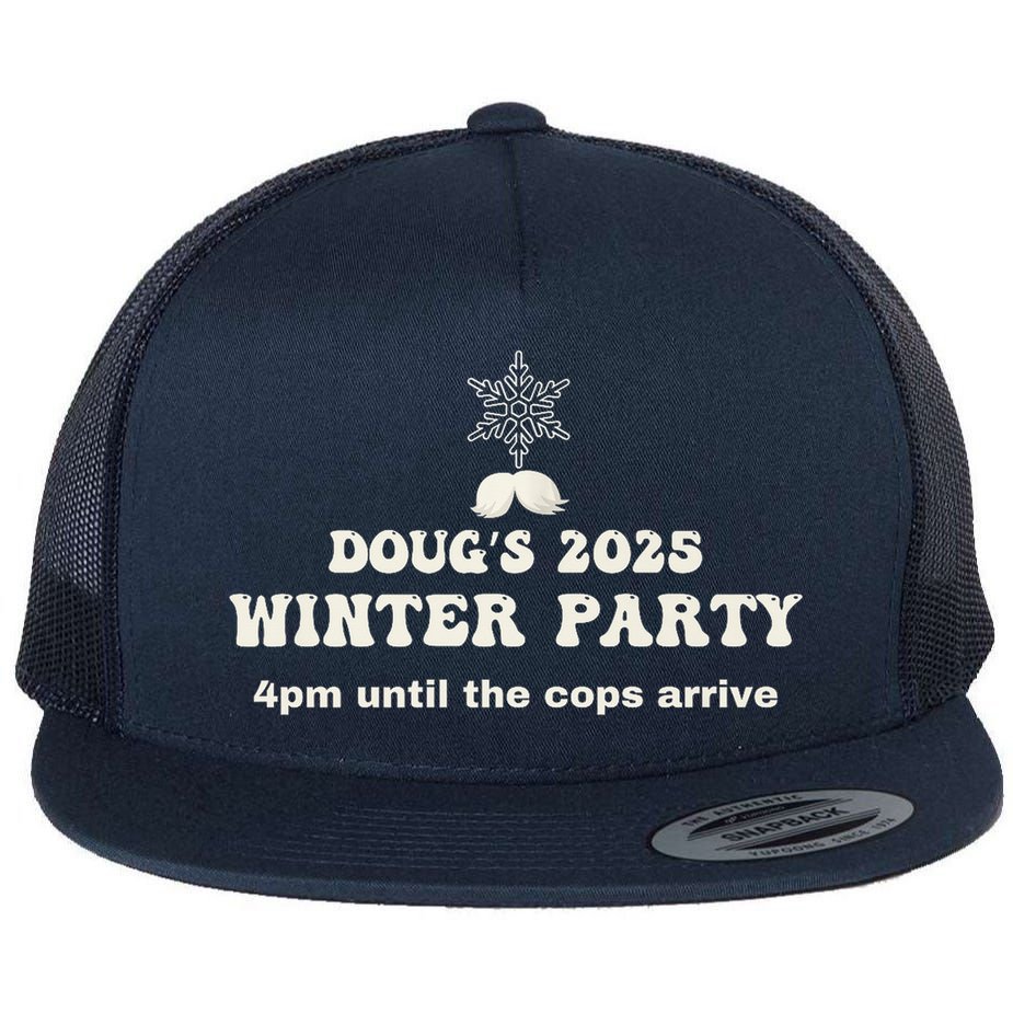 DougS Winter Party February 2025 Just Bring A Smile Flat Bill Trucker Hat