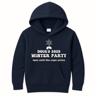 DougS Winter Party February 2025 Just Bring A Smile Kids Hoodie