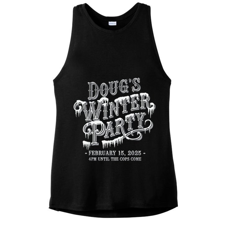 Dougs Winter Party 15 February Invite Dougs Winter Party Ladies PosiCharge Tri-Blend Wicking Tank