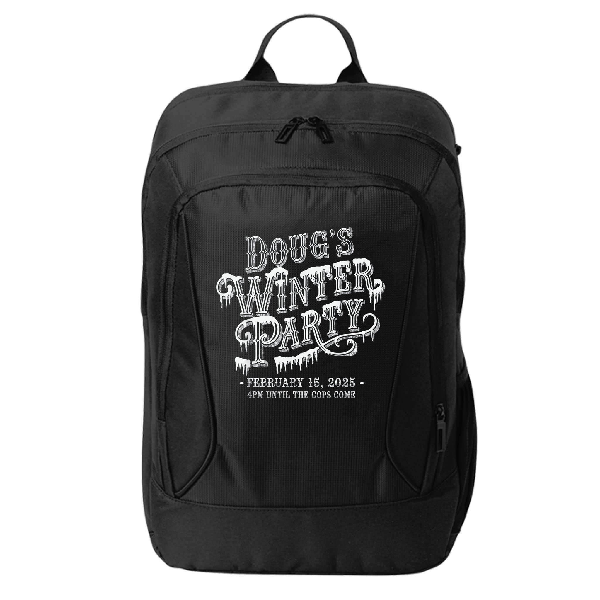 Dougs Winter Party 15 February Invite Dougs Winter Party City Backpack