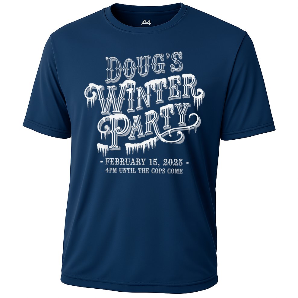 Dougs Winter Party 15 February Invite Dougs Winter Party Performance Shirt