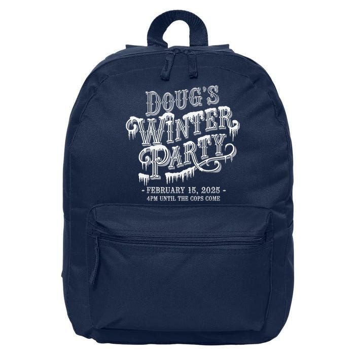 Dougs Winter Party 15 February Invite Dougs Winter Party 16 in Basic Backpack