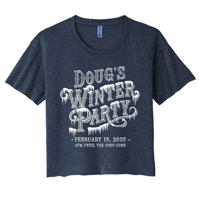Dougs Winter Party 15 February Invite Dougs Winter Party Crop Top