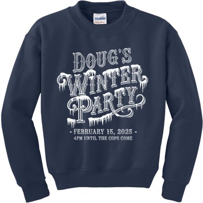 Dougs Winter Party 15 February Invite Dougs Winter Party Kids Sweatshirt