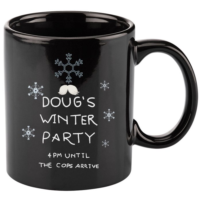DougS Winter Party February 15 2025 11oz C Handle Ceramic Mug
