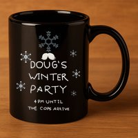 DougS Winter Party February 15 2025 11oz C Handle Ceramic Mug
