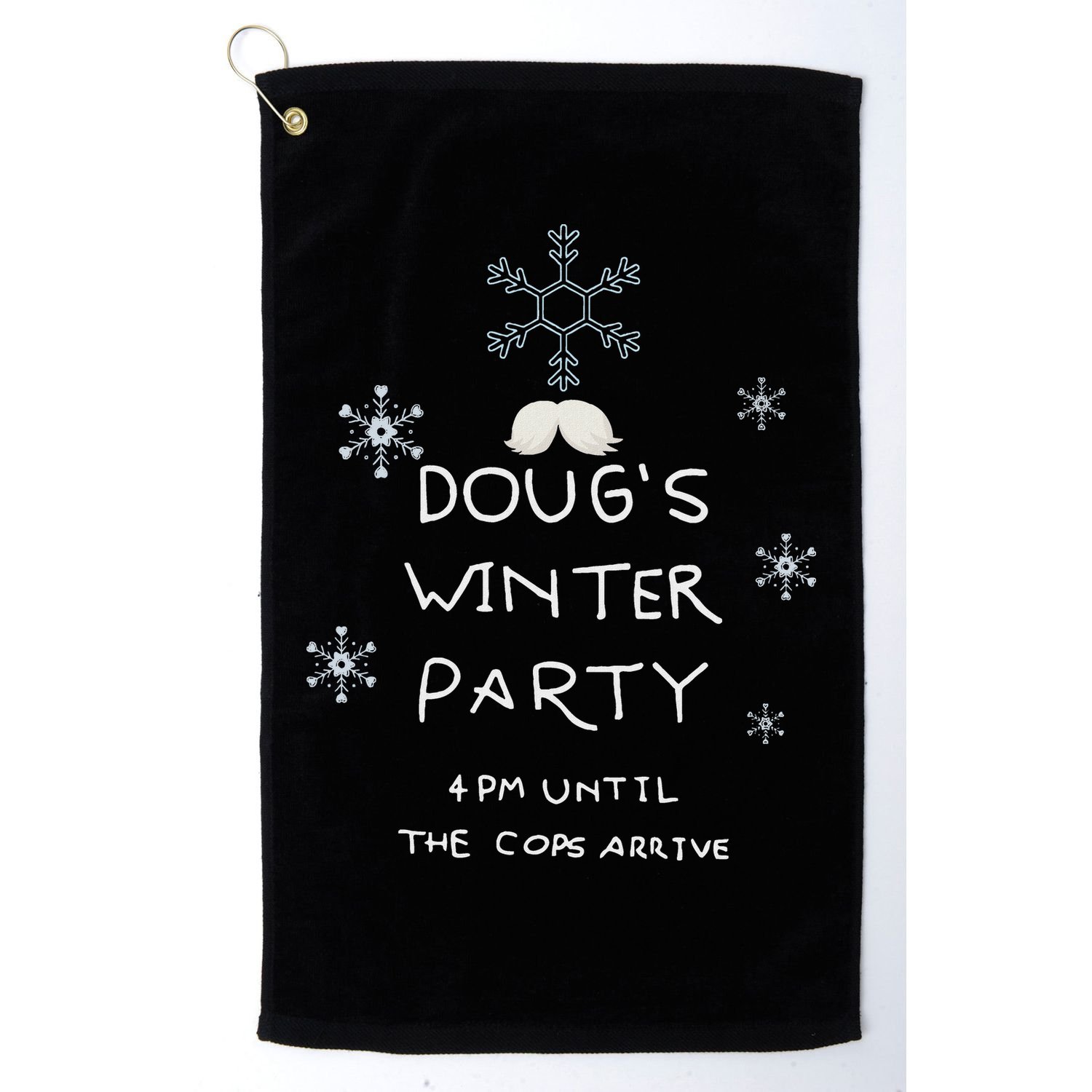 DougS Winter Party February 15 2025 Golf Towel