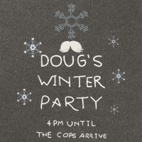 DougS Winter Party February 15 2025 Cotton Canvas Backpack