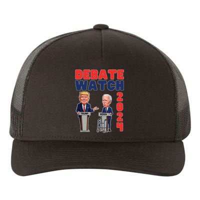 Debate Watch Party 2024 Trump Biden President Election Yupoong Adult 5-Panel Trucker Hat