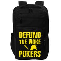 Defund Woke Pokers Impact Tech Backpack