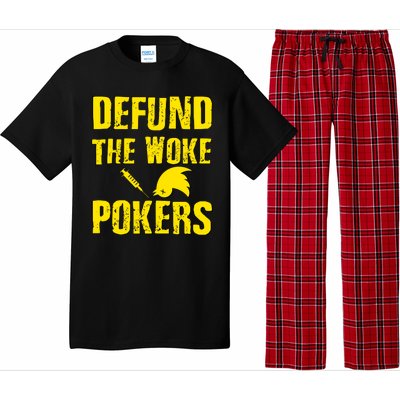 Defund Woke Pokers Pajama Set