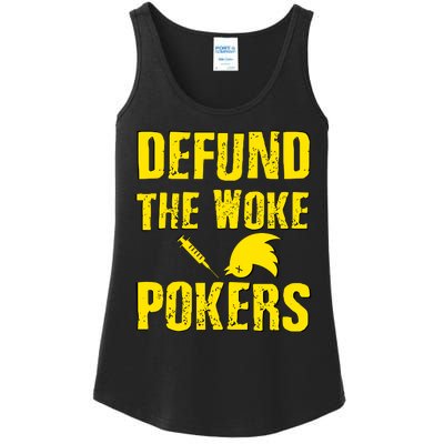 Defund Woke Pokers Ladies Essential Tank